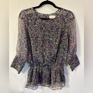 Romeo & Juliet Couture Shimmery Top Size S